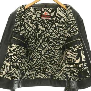 ヒステリックグラマー HYSTERIC GLAMOUR × Lewis Leathers NEBRASKA シングルライダースジャケット アウター ジップアップ レザー S 黒 ブラック /NR ■OS メンズ