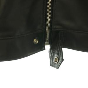 ヒステリックグラマー HYSTERIC GLAMOUR × Lewis Leathers NEBRASKA シングルライダースジャケット アウター ジップアップ レザー S 黒 ブラック /NR ■OS メンズ