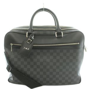 ルイヴィトン LOUIS VUITTON ダミエ グラフィット オーバーナイト 2WAY ブリーフケース ビジネスバッグ ハンド ショルダー キャンバス 黒 ブラック N41004 /BB ■OH メンズ