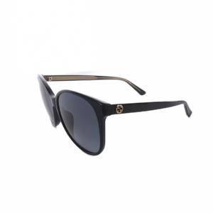 グッチ GUCCI サングラス セルフレーム 58□16 140 GG3854 F S 黒 ブラック グレーレンズ /RI ■OS ■OH レディース