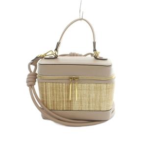 サマンサタバサ Samantha Thavasa 2WAY トップハンドル バニティバッグ ショルダーバッグ ベージュ /MI ■OS レディース