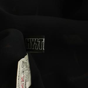 ヒステリックグラマー HYSTERIC GLAMOUR 総柄 ワンピーススクウェアネック ミニ 半袖 F 黒 ブラック /HS ■OS レディース