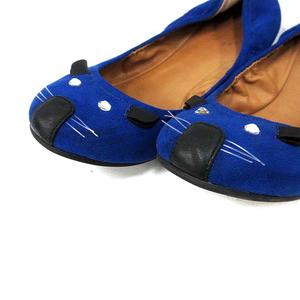 Marc Jacobs 青 スエード バレエシューズ マークバイマークジェイコブス MARC by MARC JACOBS シューズ