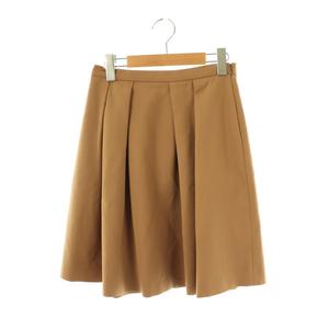 エフデ ef-de タックフレアスカート 9 キャメル /CX ■OS ■AX レディース