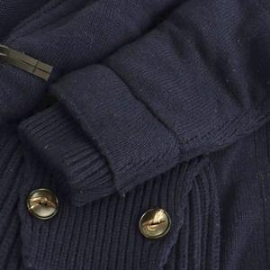 バーク Bark ダッフルコート ニット ロング XS ネイビー /DO ■OS ■MA メンズ