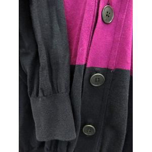 ポールスミス PAUL SMITH カーディガン ニット Vネック バイカラー M