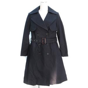 アナトリエ Anatelier コート トレンチ スプリング ロング丈 ライナー付き ベルト付き 34 紺 ネイビー Ff1 レディース 171 ベクトルパーク