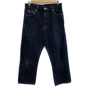 ビュルデサボン bulle de savon デニムパンツ ジーンズ ボーイフレンド 七分丈 無地 M インディゴブルー /SM28 レディース