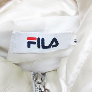 フィラ FILA ダウンコート ロング丈 スタンドカラー フード付き ファー 
