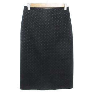 コムサモデルズ COMME CA MODELS タイトスカート ミモレ丈 ドット柄  