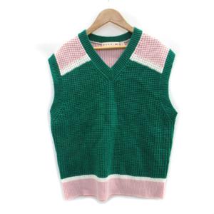ユニクロ UNIQLO × マルニ MARNI ニットベスト Vネック ウール混