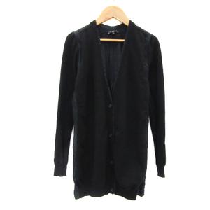 セオリー☺︎ニットコート ブラック 美品】セオリー/コットンウール