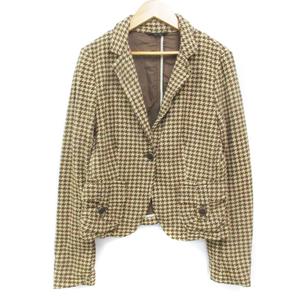 maxmara 千鳥格子　ジャケット　ビンテージweekend ブラウン maxmara 千鳥格子 ジャケット ビンテージweekend ブラウン