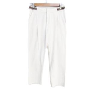 ソニアリキエル SONIA RYKIEL タックパンツ テーパードパンツ 七
