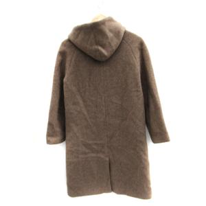 ビームスボーイ BEAMS BOY コート ロング丈 フード付き ウール