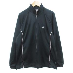 adidas ジップアップジャケット L ピンク/ブラック