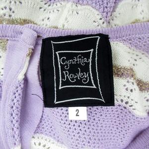 1円 未使用有 シンシアローリー レディース ニット カーディガン トップス 2 計5点 BU868 シンシアローリー CYNTHIA ROWLEY カーディガン ニット Vネック 五分袖