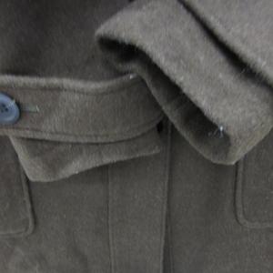 ナチュラルビューティーベーシック NATURAL BEAUTY BASIC ダッフルコート ロング丈 M カーキ /YM3 レディース