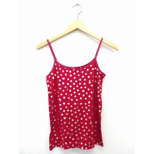 未使用品 ツモリチサト TSUMORI CHISATO タグ付 キャミソール ドット柄 総柄 2 ピンク ゴールド /C レディース