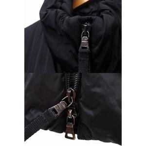 プラダ PRADA コート アウター ロング ナイロン ジップアップ ポケット