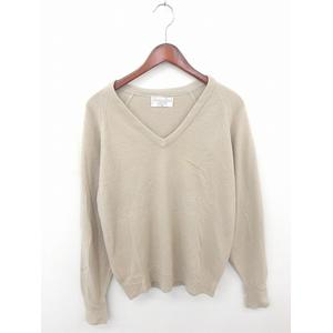 クリスチャンディオール Christian Dior ニット セーター Vネック 英字  