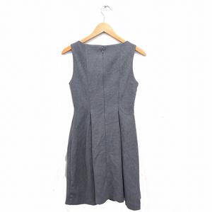 ランダ Randa ワンピース 丸首 ノースリーブ ひざ丈 0 グレー 灰 Ft23 レディース 172 ベクトルパーク