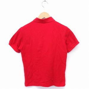 ユニクロ UNIQLO 子供服 ポロシャツ 半袖 無地 コットン 綿 150 レッド