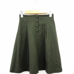 31 sons de Mode カーキフレアスカート