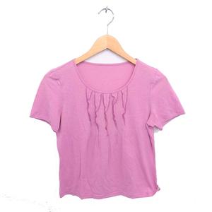 クロエ CHLOE 国内正規品 カットソー Tシャツ 丸首 フリル 綿 コットン 