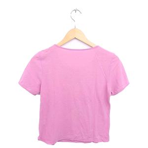 Chloe クロエ コットン ロゴTシャツ ピンク Chloé コットンジャージー製ベビーフィット ロゴTシャツ の