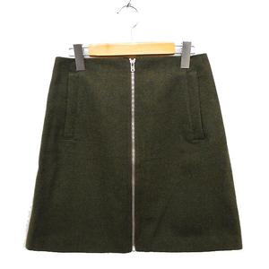 マカフィー MACPHEE トゥモローランド 台形スカート ミニ 無地
