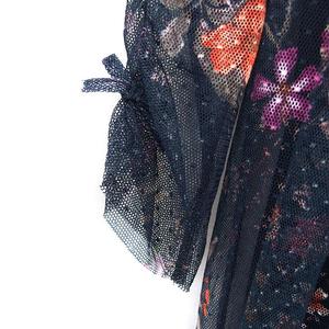 ザラ ZARA Girls ワンピース フレア ひざ丈 チュール リボン