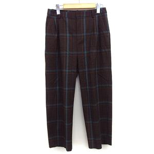 GREEN LABEL RELAXING パンツ スーツ グレンチェック 38