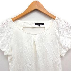 ナネットレポー nanette lepore レーススリーブ カットソー Tシャツ 