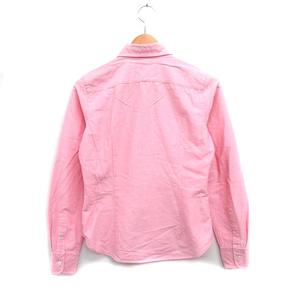 ラルフローレン RALPH LAUREN 国内正規品 ボタンダウン シャツ 長袖 ワンポイント ロゴ 11 ピンク /KT12 レディース
