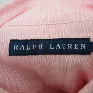 ラルフローレン RALPH LAUREN 国内正規品 ボタンダウン シャツ 長袖 ワンポイント ロゴ 11 ピンク /KT12 レディース