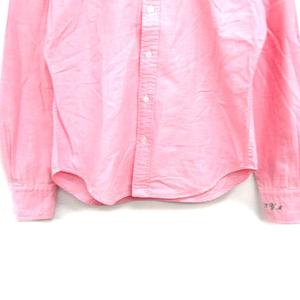 ラルフローレン RALPH LAUREN 国内正規品 ボタンダウン シャツ 長袖 ワンポイント ロゴ 11 ピンク /KT12 レディース