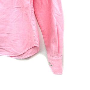 ラルフローレン RALPH LAUREN 国内正規品 ボタンダウン シャツ 長袖 ワンポイント ロゴ 11 ピンク /KT12 レディース