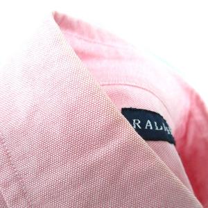 ラルフローレン RALPH LAUREN 国内正規品 ボタンダウン シャツ 長袖 ワンポイント ロゴ 11 ピンク /KT12 レディース