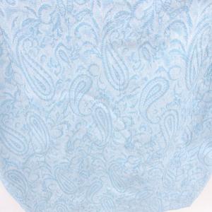 ラブレス LOVELESS ワンピース ひざ丈 ペイズリー柄 カットアウト プルオーバー ノースリーブ 36 ライトブルー 青 /TT レディース