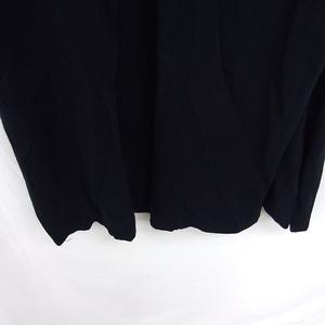 ラブレス LOVELESS チュニック ワンピース レース ボートネック スリット 半袖 36 黒 ブラック /TT レディース