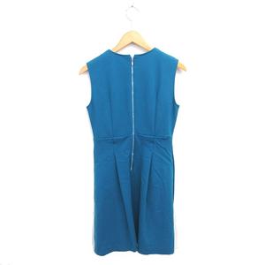 ラブレス LOVELESS ワンピース タック フレア ロング プルオーバー 厚手 ノースリーブ 36 ターコイズブルー /TT レディース