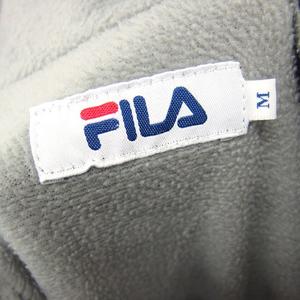フィラ FILA 国内正規品 ラグランスリーブ ウィンドブレーカー 中綿 裏起毛 ロゴ ジップアップ M 紺 ネイビー /NT28 メンズ