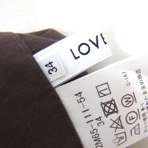 ラブレス LOVELESS サテン キャミコルセット ビスチェ レースアップ バックロング 34 カーキ /NT24 レディース