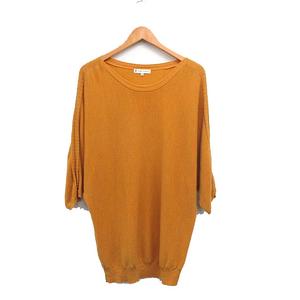 クミキョク 組曲 KUMIKYOKU ニット セーター ニット セーター ウール シンプル 6 オレンジ 橙色 /KT18 レディース