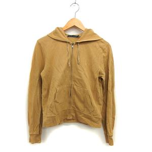 ラルフローレン RALPH LAUREN 国内正規品 パーカー ポニー コットン 綿 ジップアップ リブ L キャメル /NT2 レディース