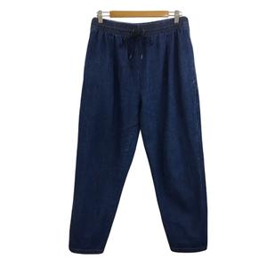 フリークスストア FREAKS STORE パンツ デニム ジーンズ テーパード ロング ウエストゴム S 紺 青 ネイビー ブルー メンズ