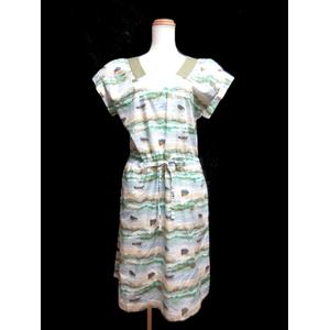 ローラアシュレイ Laura Ashley ワンピース ひざ丈 総柄 2 Ft レディース 176 ベクトルパーク