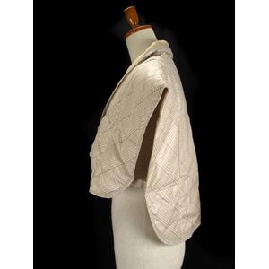未使用品 ダックス DAKS ベスト ダウン チェック 羽毛 肩当て D82005 M 