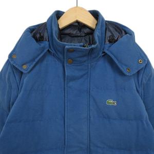 ラコステ LACOSTE コットンピケ フーディ ダウンジャケット コート 4 
